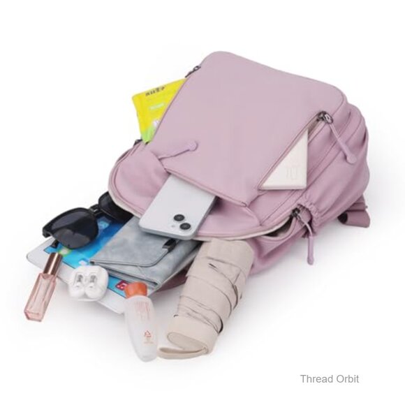 Mini Nylon Backpack 11L Lightweight Daypack for Women Travel Hiking